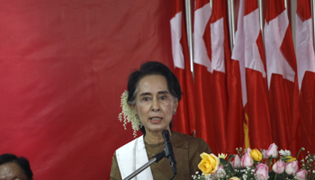 Myanmar pro-democracy leader Aung San Suu Kyi (Reuters/Soe Zeya Tun) (Reuters/Soe Zeya Tun)