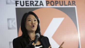 Peruvian presidential candidate Keiko Fujimori (Reuters/Janine Costa)