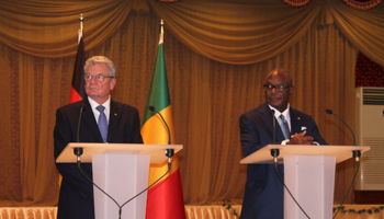 German President Joachim Gauck and Malian President Ibrahim Boubacar Keita in Bamako, Mali (Reuters/Adama Diarra)