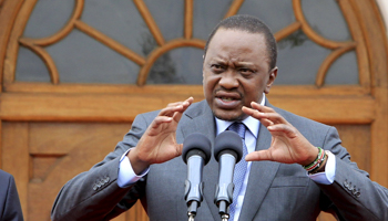 Kenya's President Uhuru Kenyatta in Nairobi (Reuters/Noor Khamis)