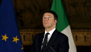 Italian Prime Minister Matteo Renzi at the annual Franco-Italian summit in Venice, Italy (Reuters/Alessandro Bianchi)