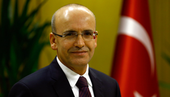 Turkish Deputy Prime Minister Mehmet Simsek in Ankara, Turkey (Reuters/Umit Bektas)