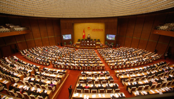 The National Assembly chamber in Hanoi (Reuters/Kham)