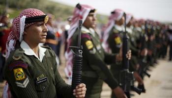 Jordanian soldiers in Zarqa, Jordan (Reuters/Muhammad Hamed)