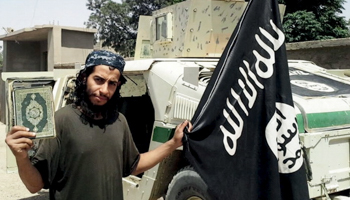 Belgian ISG operative Abdelhamid Abaaoud in Syria (Reuters)