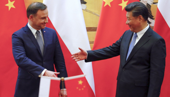 Poland's President Andrzej Duda and his Chinese counterpart Xi Jinping in Beijing (Reuters/Damir Sagolj)