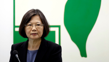 President Tsai Ing-wen (Reuters/Tyrone Siu)