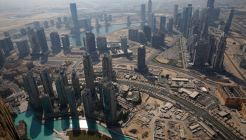 Aerial view of Dubai from the Burj Khalifah (Reuters/Jamal Saidi)