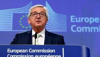 European Commission President Jean-Claude Juncker briefs the media after Britain voted to leave the bloc, in Brussels, Belgium (Reuters/Francois Lenoir)