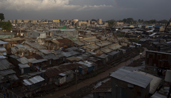 Structures in the predominantly lower-class Mathare area of Nairobi, Kenya (Reuters/Siegfried Modola)