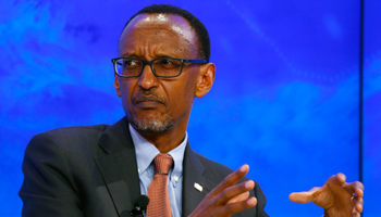 Rwandan President Paul Kagame at the 2016 World Economic Forum (Reuters/Ruben Sprich)