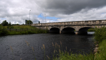The Belcoo and Blacklion Bridge, previously a hard border between Republic of Ireland and  Northern Ireland (Reuters/Clodagh Kilcoyne)