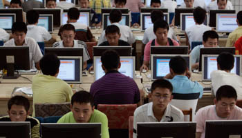 An internet cafe in Taiyuan, Shanxi province (Reuters/Stringer)