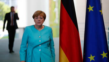 German Chancellor Angela Merkel (Reuters/Hannibal Hanschke)