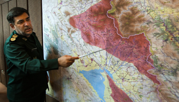 A briefing on Iran’s anti-PJAK operations, 2011 (Reuters/Raheb Homavandi)