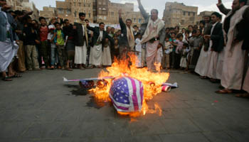 Protest against drone strikes in Yemen, 2013 (Reuters/Khaled Abdullah)