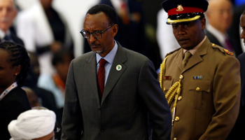 Rwanda's President Paul Kagame in Kenya's capital Nairobi (Reuters/Thomas Mukoya)