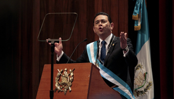 President Jimmy Morales (Reuters/Jose Cabezas)