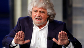 Beppe Grillo, comedian and Leader of the Five Star Movement (Reuters/Remo Casilli)