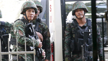 Philippine National Police, PNP, members of the Special Action Force (Reuters/Romeo Ranoco)