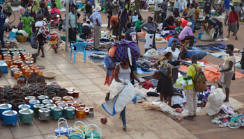 An open-air market in Gulu, Uganda  (Reuters/James Akena)