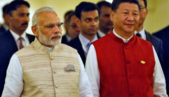 Indian Prime Minister Narendra Modi, left, and Chinese President Xi Jinping  (Reuters/Danish Siddiqui)