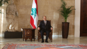 Newly elected Lebanese president Michel Aoun (Reuters/Aziz Taher)