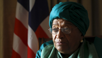 Outgoing Liberian President Ellen Johnson Sirleaf (Reuters/Noor Khamis)