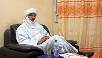 Secretary General of the Coordination of Azawad Movements,CMA, Bilal Ag Cherif (Reuters/Adama Diarra)