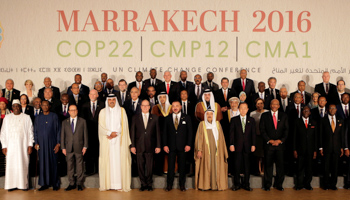World leaders at the UN Climate Change Conference 2016, COP22, in Marrakech (Reuters/Youssef Boudlal)