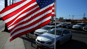Pre-owned automobiles are shown for sale California (Reuters/Mike Blake)