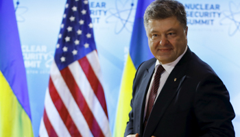 Ukraine's President Petro Poroshenko at the Nuclear Security Summit in Washington (Reuters/Jonathan Ernst)