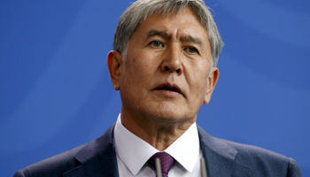 Kyrgyzstan's President Almazbek Atambayev (Reuters/Fabrizio Bensch)