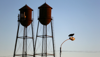 Old water towers in northern Chile (Reuters/Ivan Alvarado)