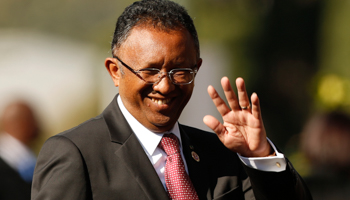 Madagascar's President Hery Rajaonarimampianina (Reuters/Siphiwe Sibeko)