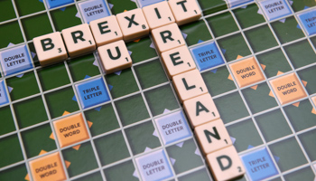 A scrabble board spells out Brexit in Dublin (Reuters/Clodagh Kilcoyne)