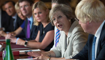 Theresa May holds a cabinet meeting to discuss department-by-department Brexit action plans (Reuters/Stefan Rousseau/Pool)