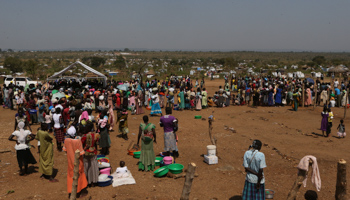 South Sudanese refugees at Bidi Bidi resettlement camp in northern Uganda (Reuters/James Akena)