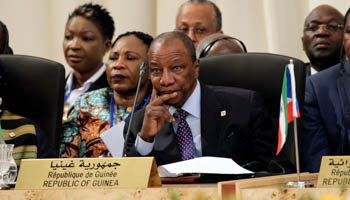 Guinea's President Alpha Conde at the Africa Action Summit, Marrakech, Morocco (Reuters/Youssef Boudlal)