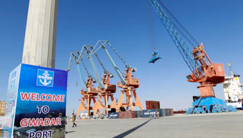 A general view of the port before the inauguration of the China Pakistan Economic Corridor port in Gwadar, Pakistan (Reuters/Caren Firouz)