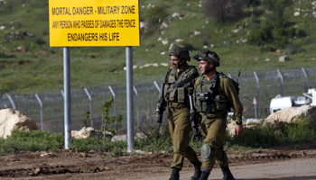 Israeli soldiers near the frontier with Syria in the Golan Heights in 2015 (Reuters/Baz Ratner)