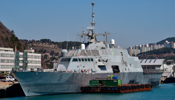 The US Navy’s Littoral Combat Ship USS Fort Worth, LCS 3 (Reuters/Jung Yeon-Je/Pool)