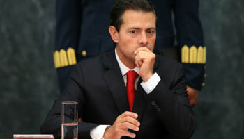Mexico's President Enrique Pena Nieto in Mexico City, Mexico (Reuters/Edgard Garrido)