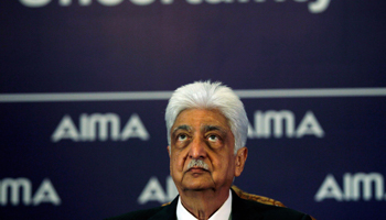 Wipro Chairman Azim Premji at an All India Management Association event in Delhi  (Reuters/Anindito Mukherjee)