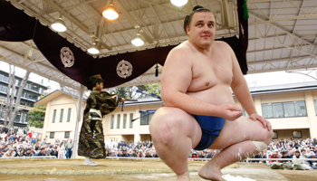 Estonian sumo wrestler Baruto (Reuters/Yuriko Nakao)