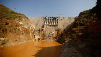 A general view shows the Gibe III hydroelectric dam (Reuters/Tiksa Negeri)