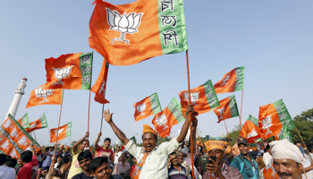 Supporters of India's ruling Bharatiya Janata Party, BJP, at a rally (Reuters/Rupak De Chowdhuri)