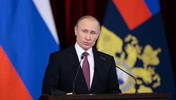 Russian President Vladimir Putin in Moscow (Reuters/Ivan Sekretarev)