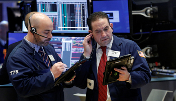 Market traders at the New York Stock Exchange (Reuters/Brendan McDermid)