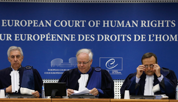 Judges at the European Court of Human Rights in Strasbourg (Reuters/Vincent Kessler)